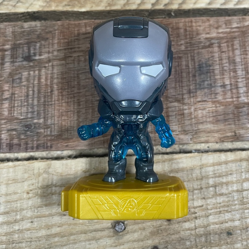 Marvel Ironman Avengers Figure End Game McDonald's 2019 Gray Blue Superhero Toy